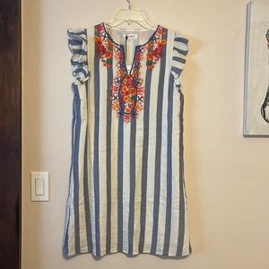 THML embroidered dress